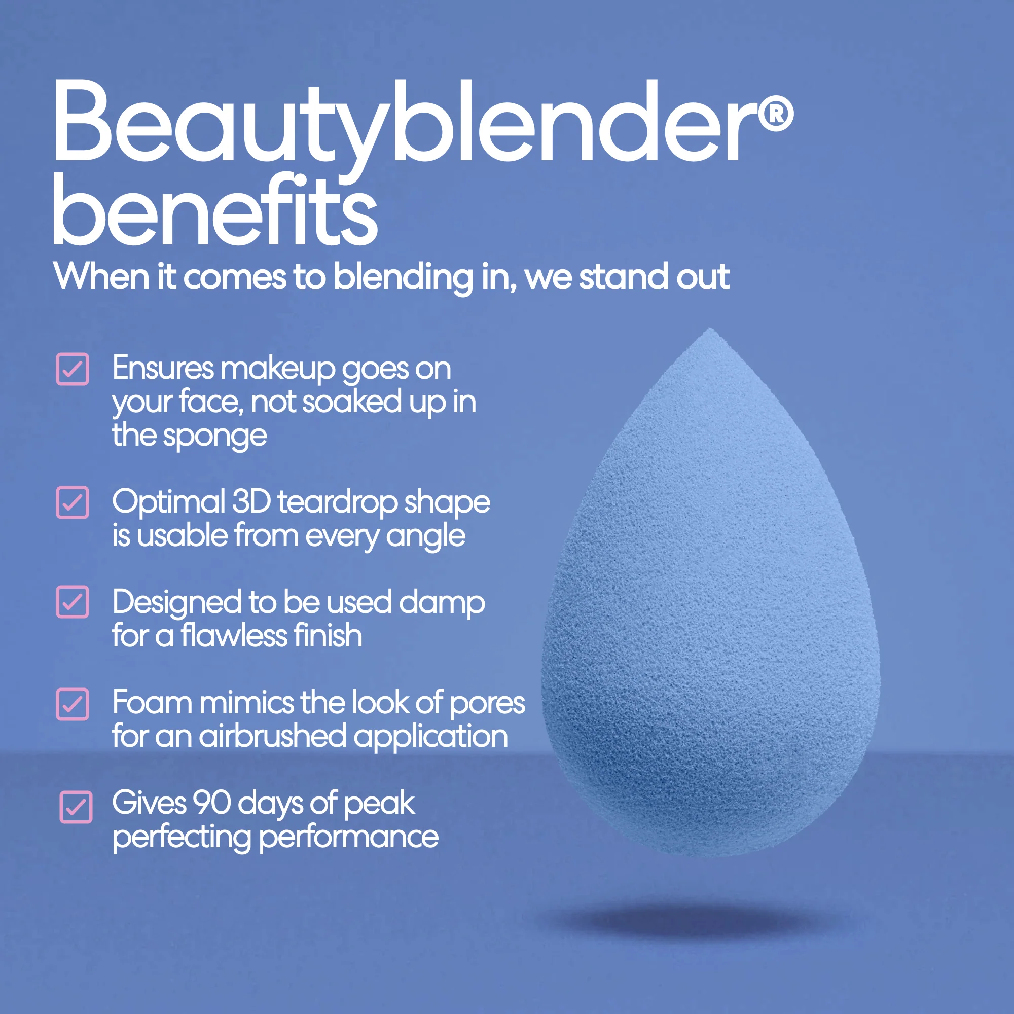 Beautyblender® Denim Limited-Edition Makeup Sponge - Image 4