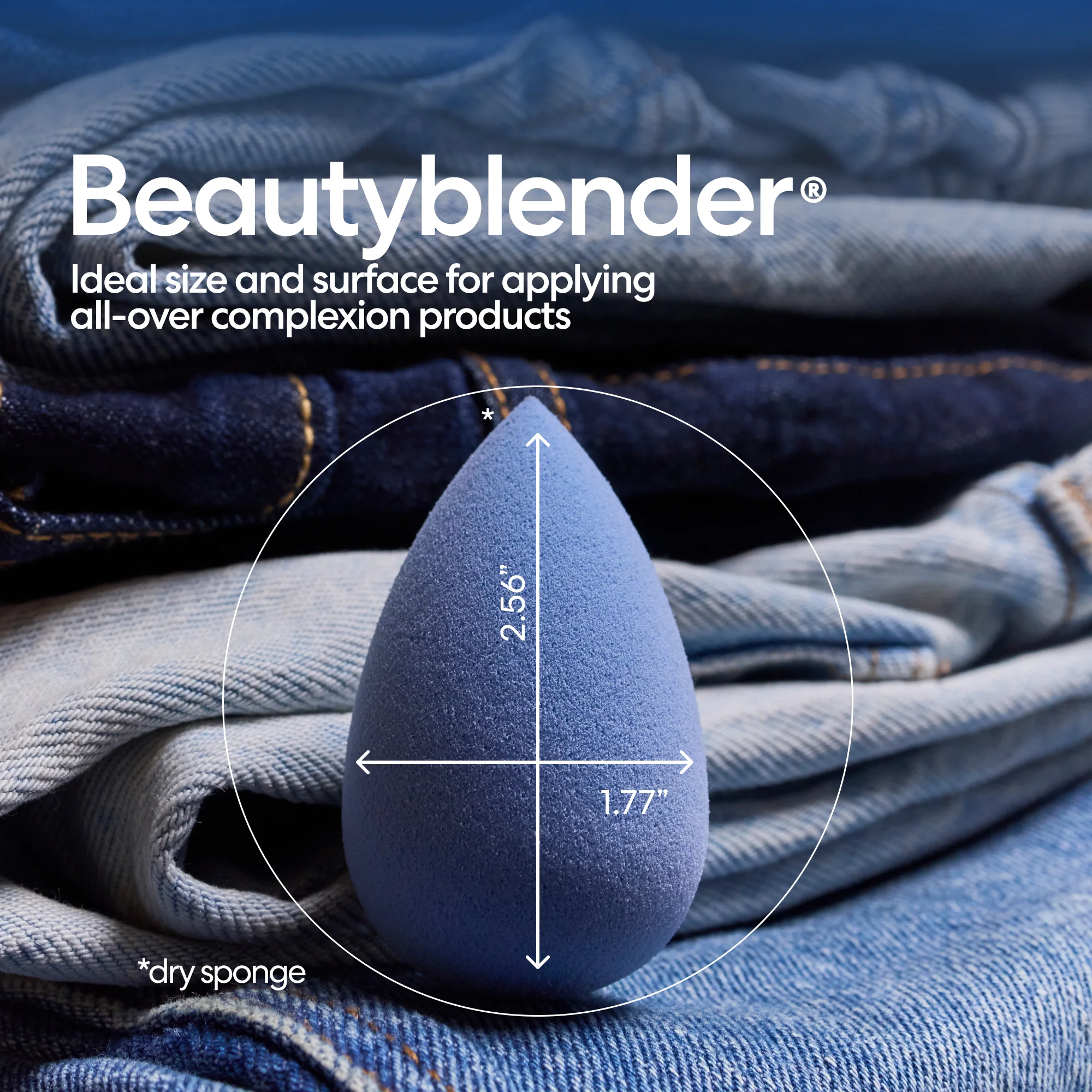 Beautyblender® Denim Limited-Edition Makeup Sponge - Image 5
