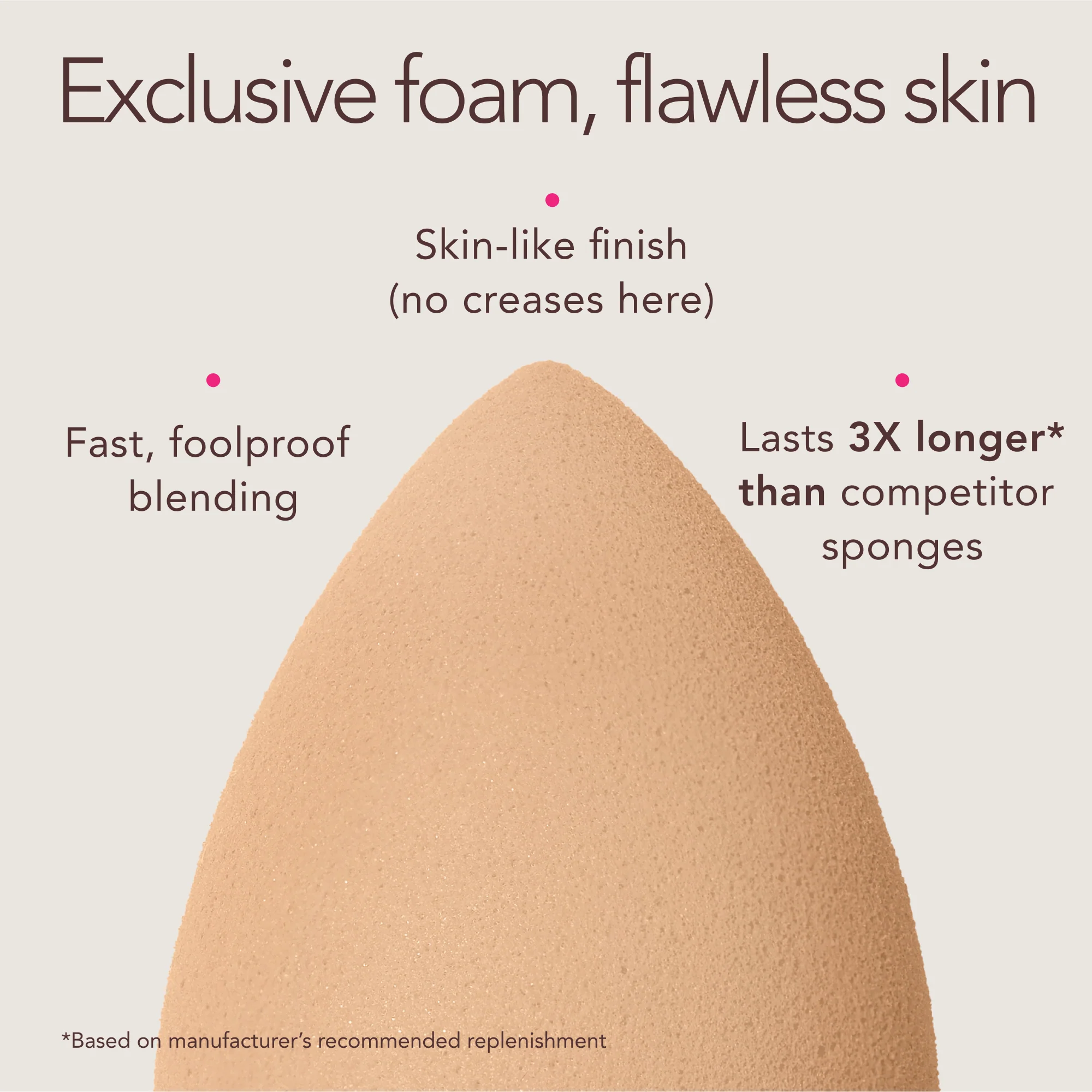 Beautyblender® Nude Makeup Sponge - Image 3