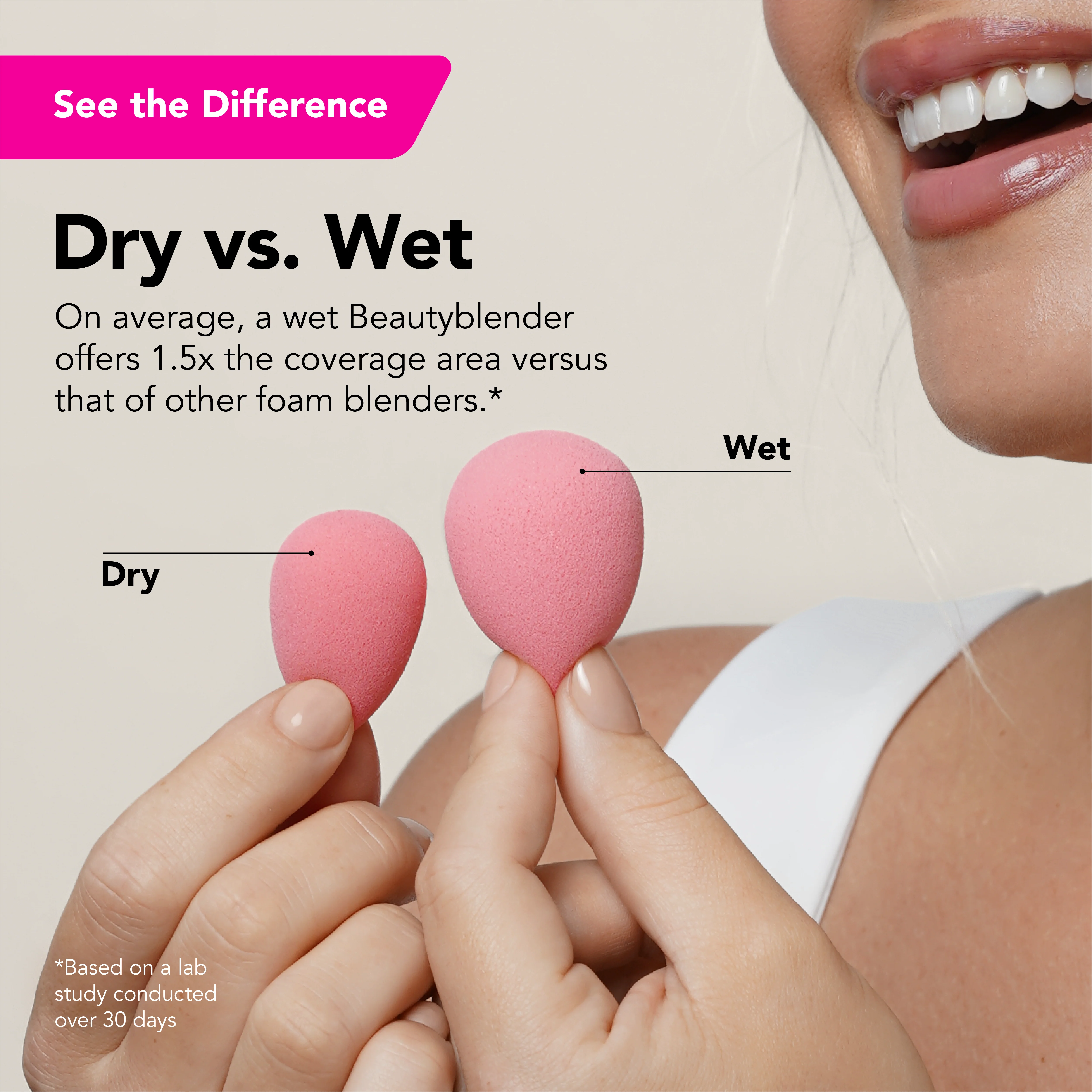 Beautyblusher Cheeky Mid-Sized Makeup Sponge - Image 6
