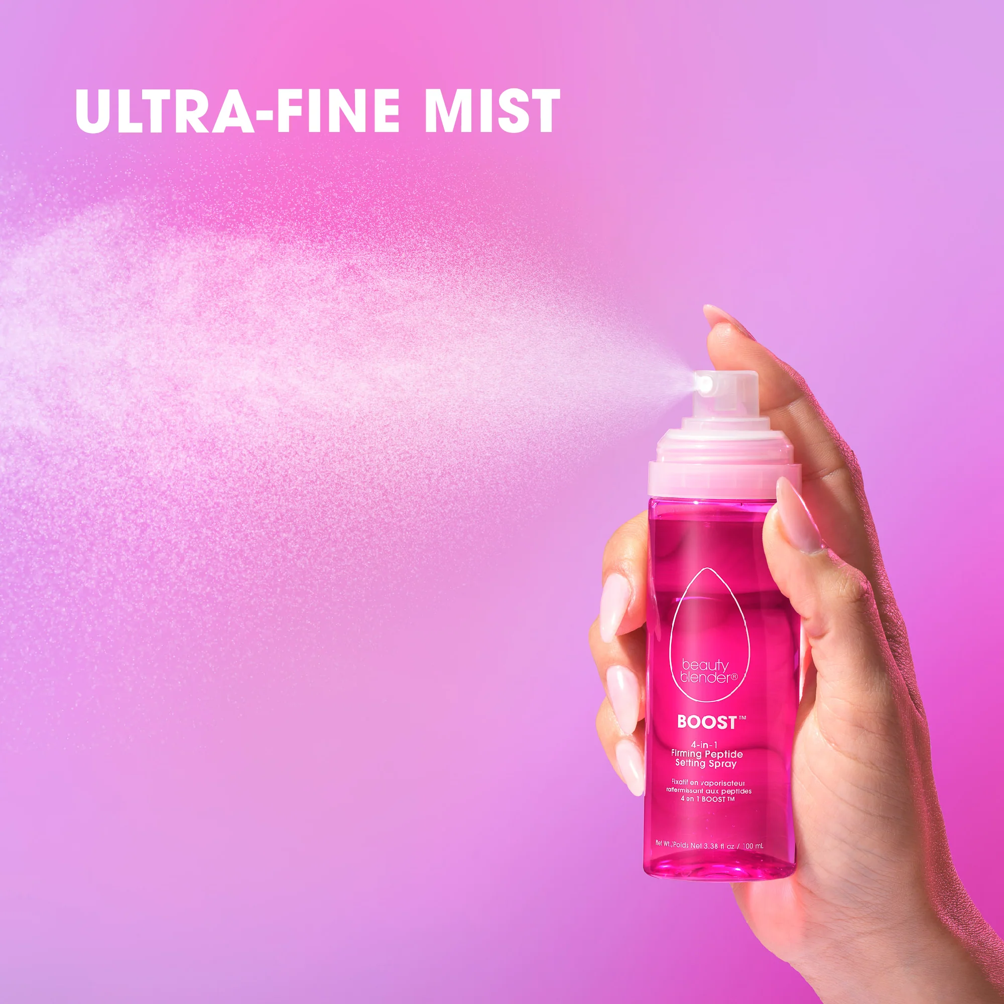 Boost™ 4-in-1 Firming Peptide 18-Hour Setting Spray - Image 3