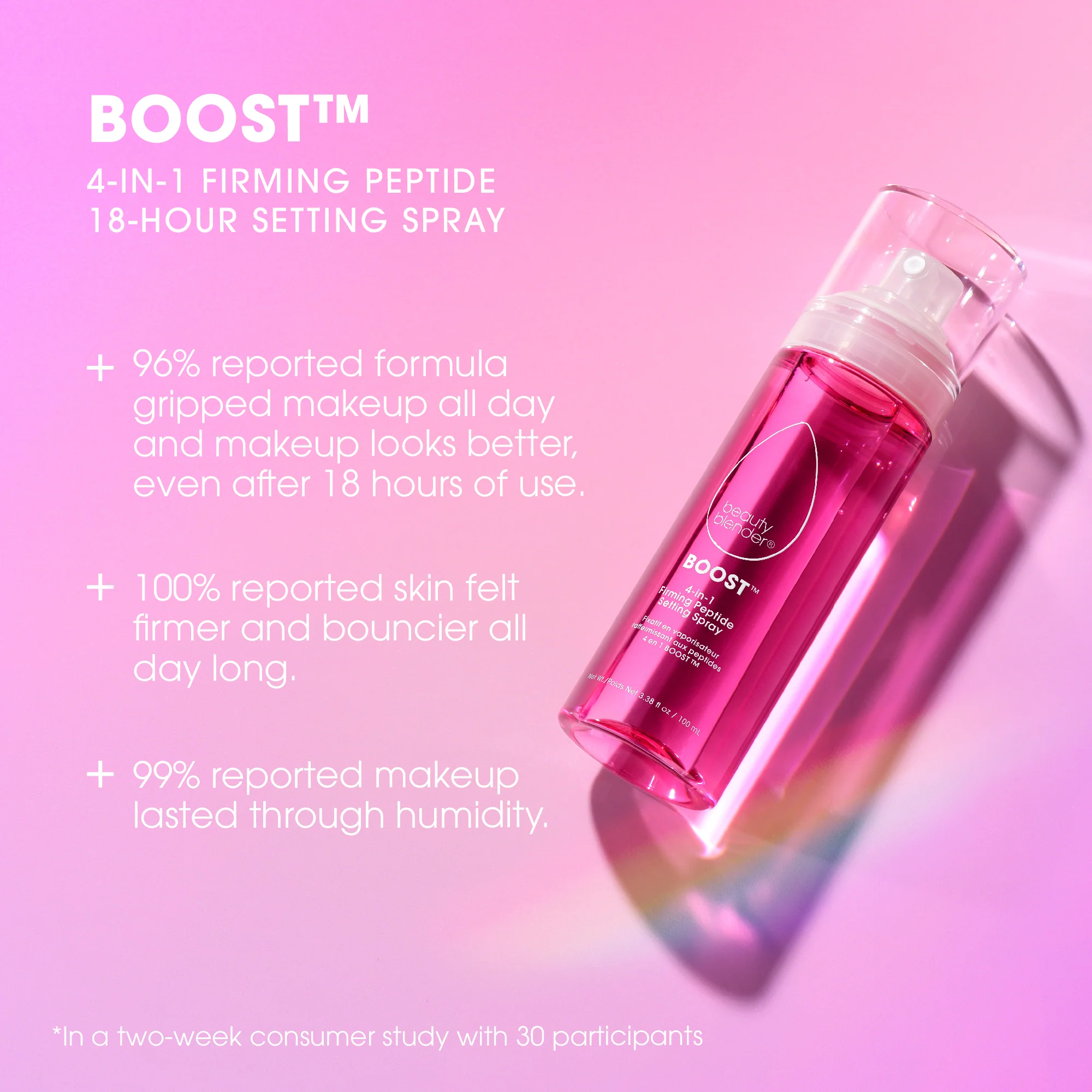 Boost™ 4-in-1 Firming Peptide 18-Hour Setting Spray - Image 6