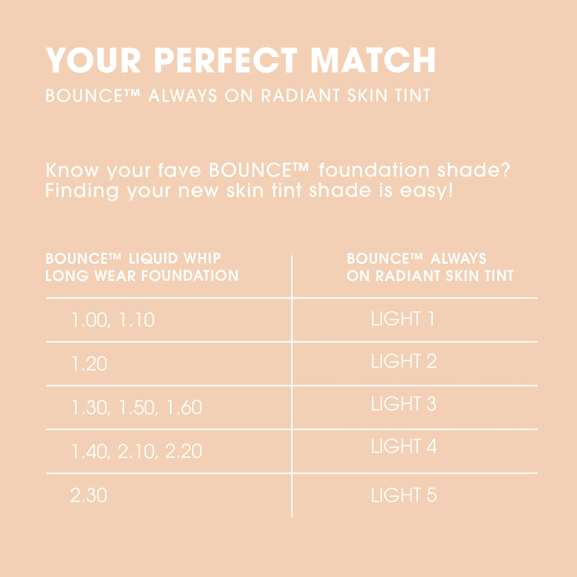 Bounce™ 12-Hour Always On Radiant Skin Tint - Image 122