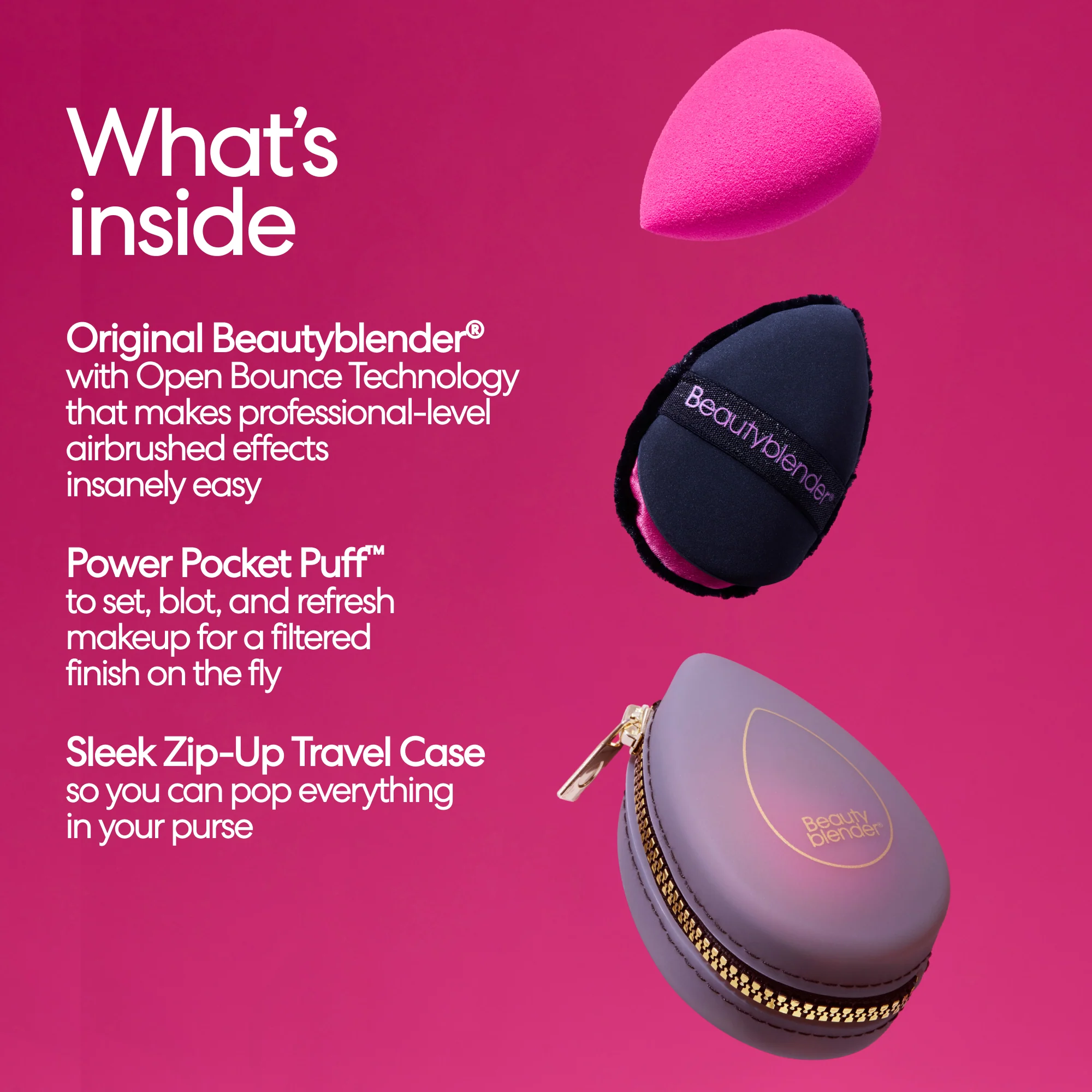 Midnight Blend & Blur 3-Piece Travel Set - Image 2